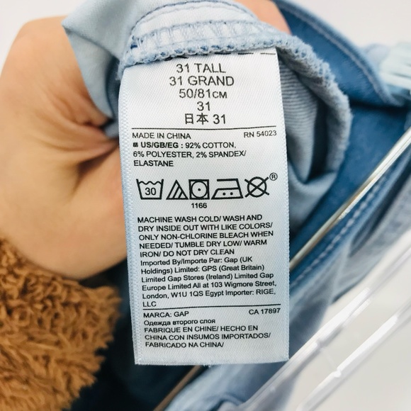 Gap Mid Rise Skinny Jeans Light Wash Size 31 Tall - Picture 4 of 8